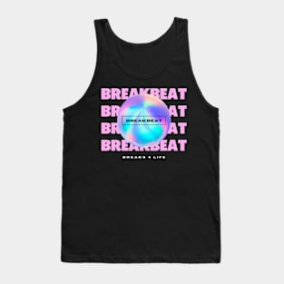 BREAKBEAT  - Y2K Breaks 4 Life (pink) Tank Top